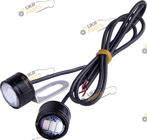 Болт крепления номера AG с подсветкой 5630-3SMD 12V 2шт. черные STROBE Blue (60352)