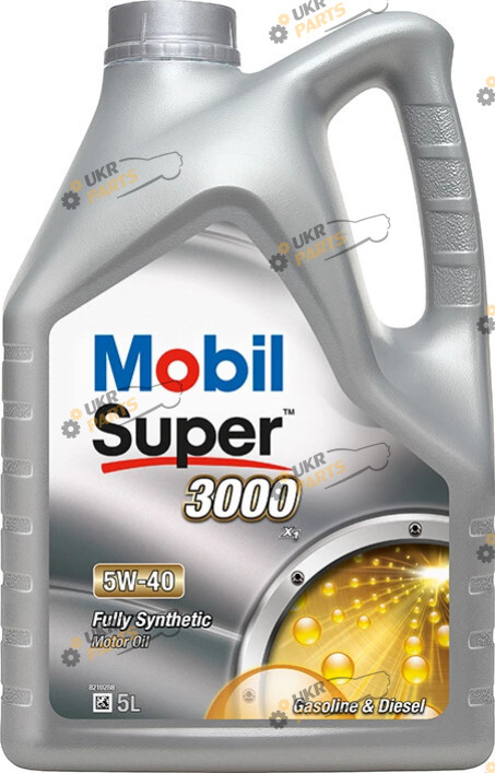Моторное масло Mobil Super 3000 X1 5W-40 5 л (150565)