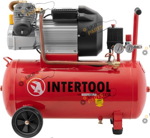 Автокомпрессор Intertool двухпоршневой 8 атм (PT-0007)