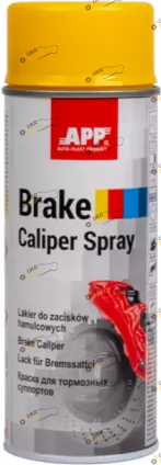 Аэрозольная краска APP BRAKE CALIPER SPRAY для тормозных суппортов желтый 400 мл (210151)