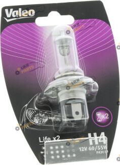 Галогеновая лампа Valeo LIFE X2 H4 1 шт (032508)