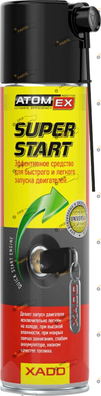 Стартовая жидкость для дизеля и бензина Xado Atomex Super Start 0.4 л (ХА 41114	)