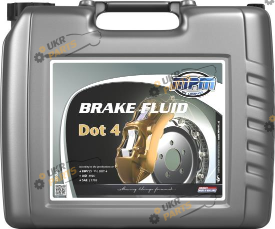 Тормозная жидкость MPM Oil DOT 4 BRAKE FLUID 20 л (20020)