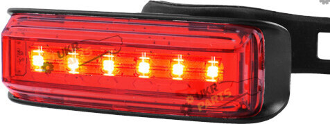 Велосипедный фонарь Vitol AQY-0115-6SMD крепление - зажим (50506)