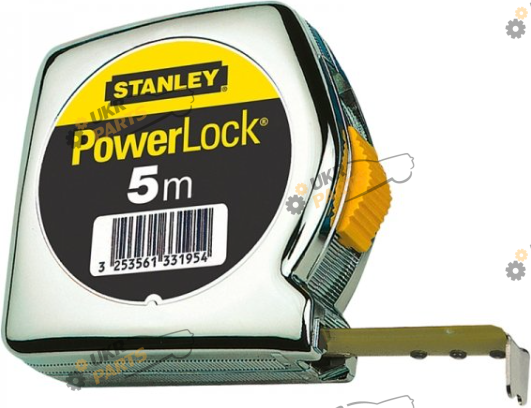 Рулетка Stanley Powerlock, армированная лента, пластиковый корпус 5м (0-33-195)
