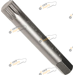 Бита JTC 10мм L-75мм SPLINE M12 удлиненная (1367512 JTC)