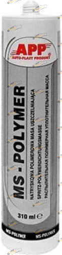 Герметик универсальный на полиуретановой основе APP MS Polymer 310 мл черный (040405)