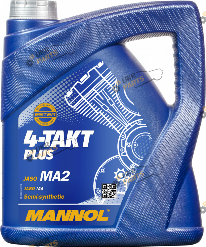 Моторное масло Mannol 4-Takt Plus 10W-40 4 л (MN7202-4)