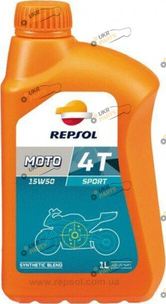 Моторное масло Repsol MOTO SPORT 15W-50 1 л (RP180M51)