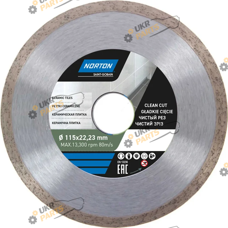 Алмазный Norton CERAMIC TILES для керамики : Ø= 115/ 22.23 мм (70184601274)