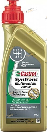 Масло трансмиссионное Castrol Syntrans Multivehicle 75W-90 1 л (CASSYNMULTIV75W901L)