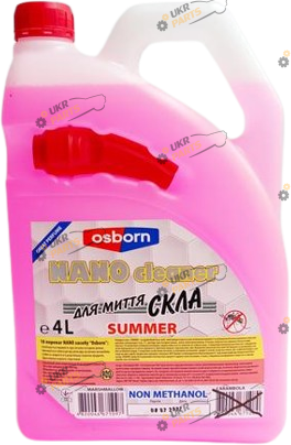 Жидкость омывателя готовая летняя Океан NANO Cleaner OSBORN Marshmallow 4 л (4820046671097)