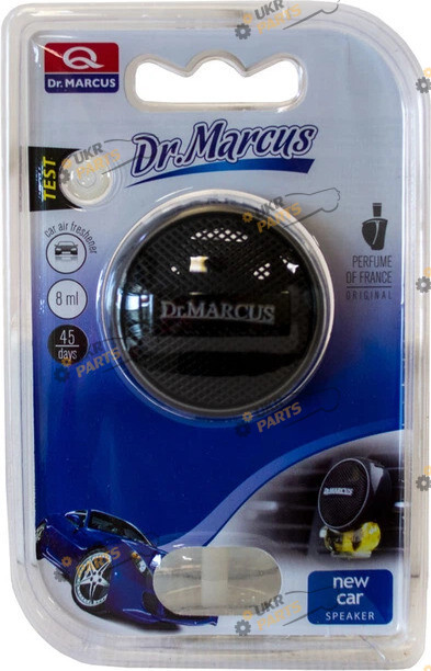 Ароматизатор DrMarkus Speaker Bialy | Новая машина (Ароматизатор рідкий в обдув Dr.Marcus SPEAKER Bialy New Car 8ml)