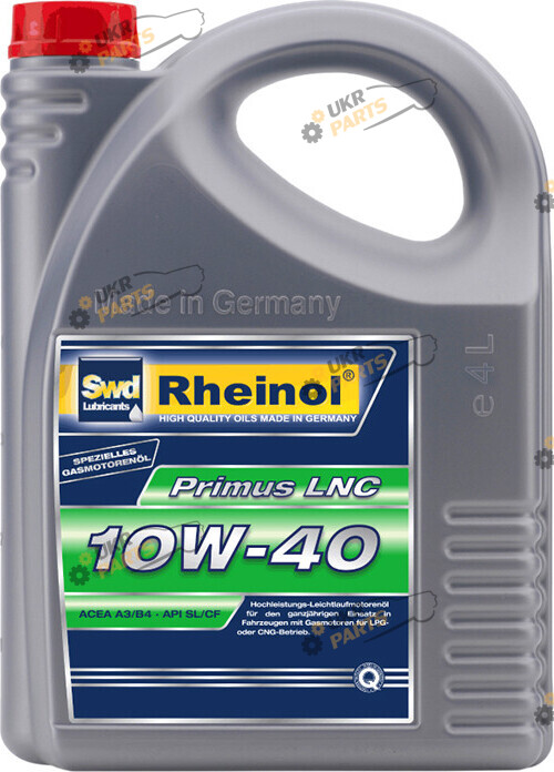 Моторное масло Rheinol Primus LNC 10W-40 4 л (31220,485)