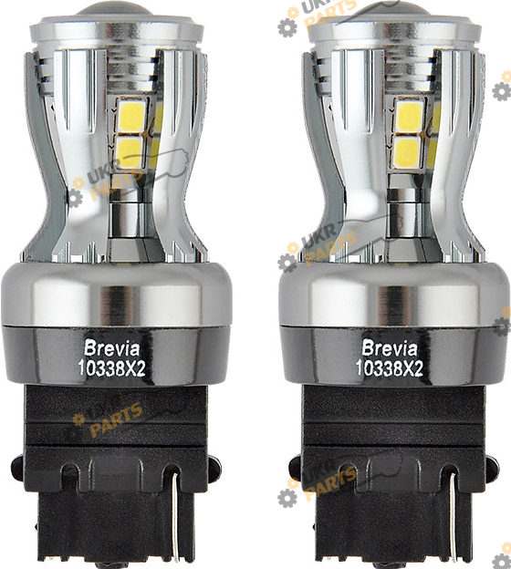 LED лампа Brevia PowerPro 12/24V CANbus P27/7W (10338X2)