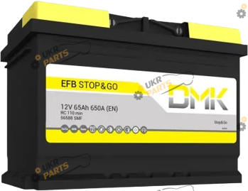 Автомобильный аккумулятор DMK EFB Stop&Go 60 Ач (DEF60)