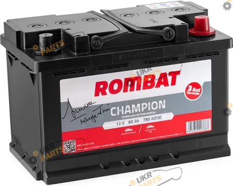 Автомобильный аккумулятор Rombat CHAMPION EFB Start&Stop 80 Ач (FC380)