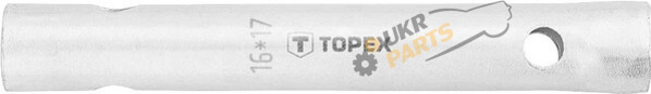 Ключ трубчатый Topex двусторонний 16 мм L-150 мм (35D935)