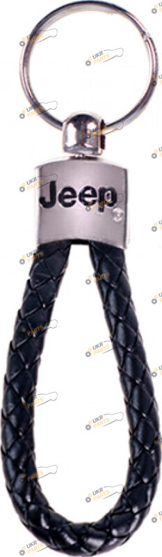 Брелок для авто Vitol JEEP кож.зам плетёный (48671)