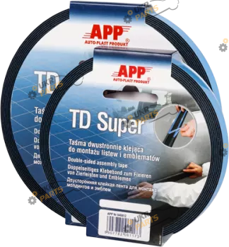 Двухсторонний Скотч APP TD Super черный 10 м / 6 мм (040820)