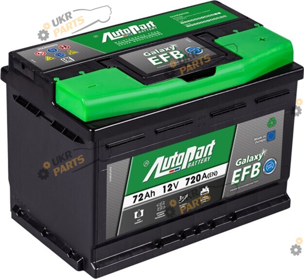 Автомобильный аккумулятор AutoPart Galaxy Srart-Stop 72 Ач (ARL072-EFB)