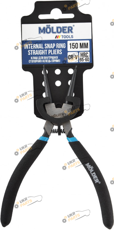 Съемник стопорных колец MOLDER клещи прямые 150мм (MT46015)