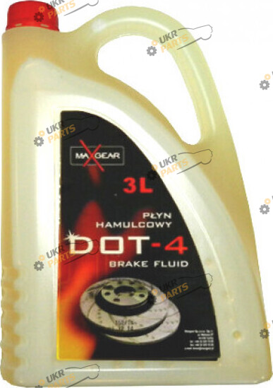 Тормозная жидкость Maxgear DOT 4 BRAKE FLUID 3 л (36-0049)