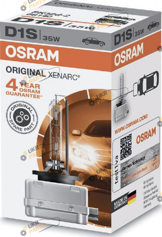 лампа Ксенон Osram Xenarc Original D1S 4500 K (66140XENARC)