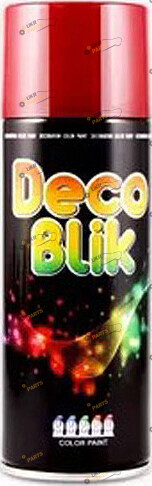 Аэрозольная краска Deko Blik насыщенный красный 400 мл (RAL 3020)