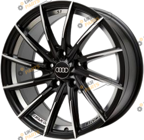 Литой диск Replica Audi RD-S1 Matt Black Polished Undercut R17