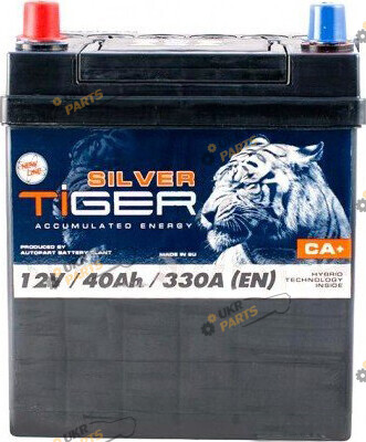 Автомобильный аккумулятор Tiger Silver Japan 40 Ач (AFS040-SJ01)