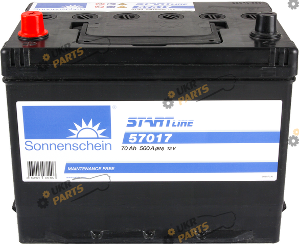 Автомобильный аккумулятор Sonnenschein Start Line 70 Ач (57017)