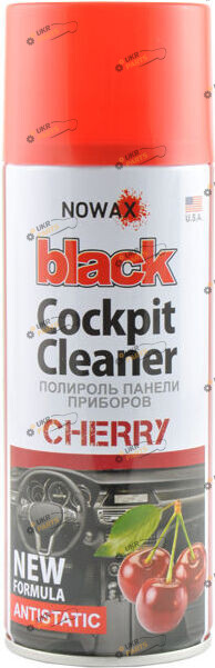 Полироль для торпеды NOWAX Black Cockpit Cleaner 0.2 л (NX00207)