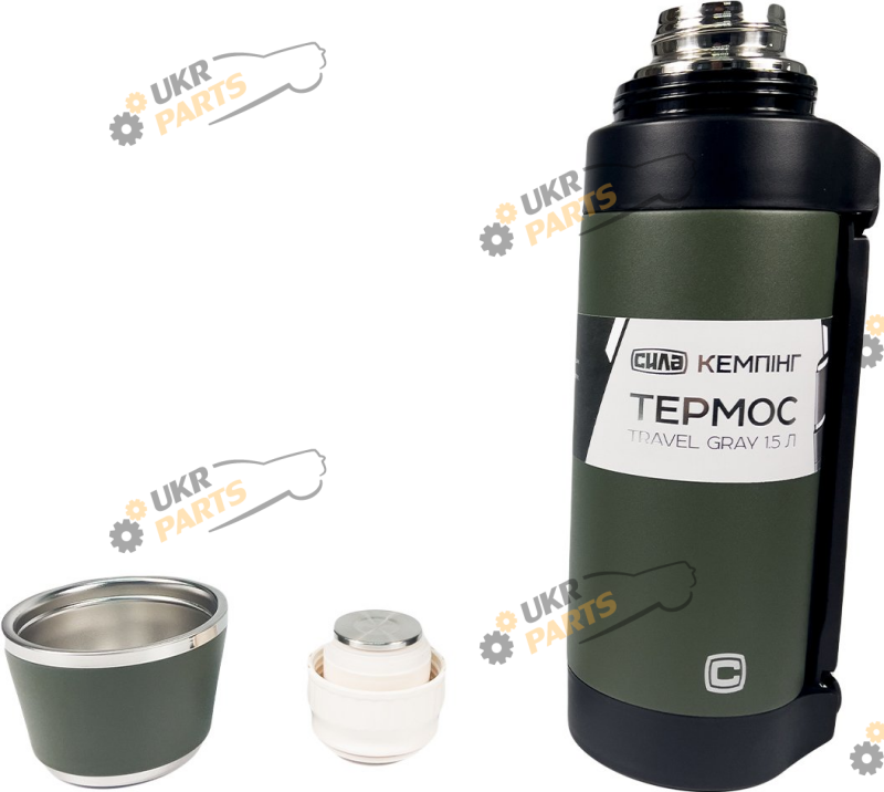 Термос СИЛА 1,5 л Travel Gray (960666-IS)