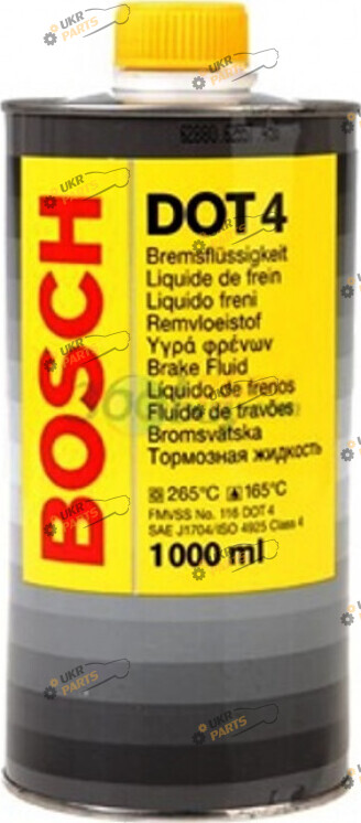 Тормозная жидкость Bosch DOT 4 BRAKE FLUID 1 л (1 987 479 002)