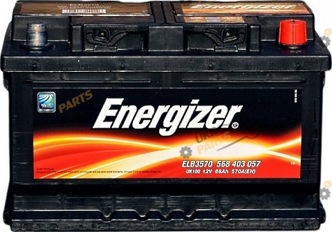 Автомобильный аккумулятор Energizer STANDARD (E-LB3 570) 570 А 68 Ач (568403057)