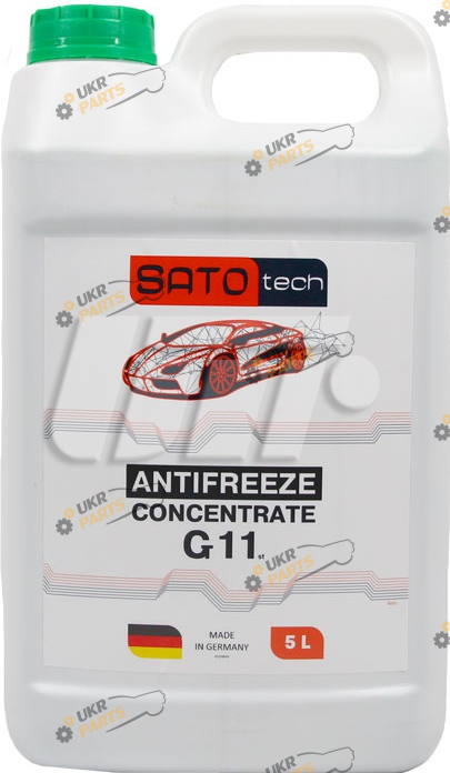Концентрат антифриза Sato Tech G11 зелёный 5 л (G1105G)