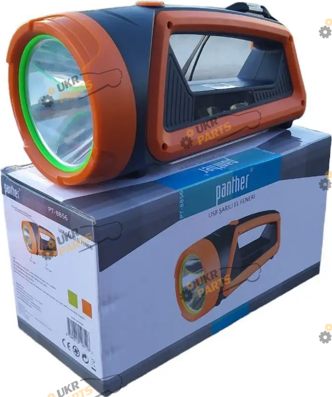 Фонарь-прожектор Panther 1 LED 3W+ COB (PT-8856)