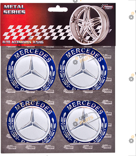 Эмблема на колпак SJS Ø 60мм (4 шт.) Mercedes (43981)