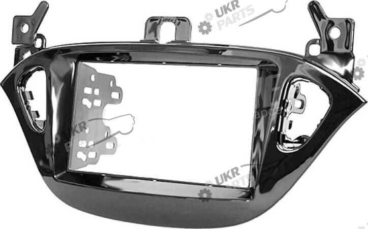 Переходная рамка Opel Adam 2013 >, Corsa 2015 > Black 2 din (21156)