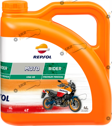 Моторное масло Repsol RP MOTO RIDER 4T 15W-50 4 л (RP165M54)