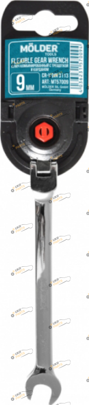 Ключ комбинированный MOLDER с трещеткой 9 мм (MT57009)