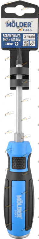 Отвертка ударная MOLDER PH2x100mm 1 шт (MT33103)