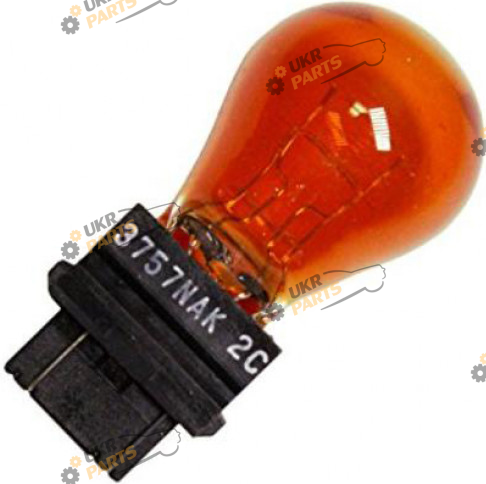 Лампочка поворота Brevia P27/7W (3157) 12V 27/7W W2.5x16q AMBER blister 2шт. (10/250 шт.) (12340B2)