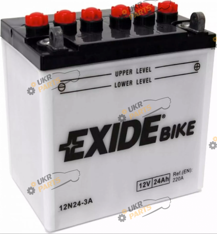 Мотоциклетный аккумулятор Exide 24 Ач (12N24-3A)
