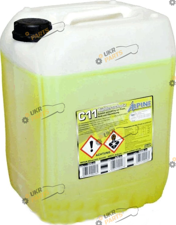 Концентрат антифриза Alpine C11 Кühlerfrostschutz G11 зелёный 20 л (1145G-20)