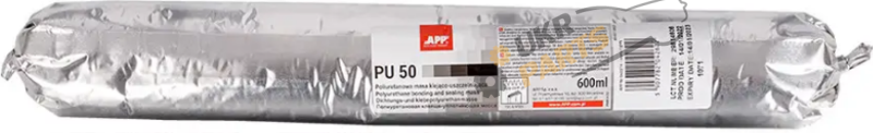 Герметик для кузова на полиуретановой основе APP PU50 600 мл черный (040312)