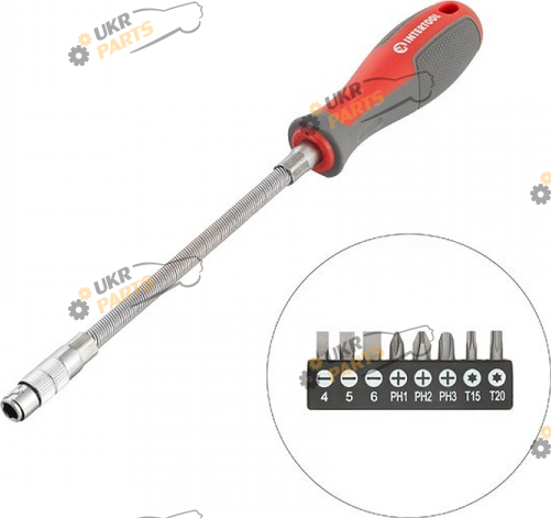 Отвертка с насадками Intertool 1 шт (VT-3342)