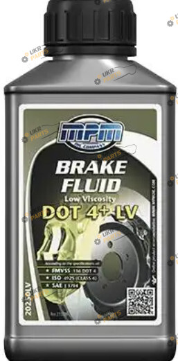 Тормозная жидкость MPM Oil DOT 4 + LV 0.25 л (20250LV)