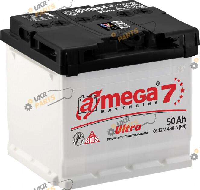 Автомобильный аккумулятор A-Mega Ultra 50 Ач (4820124633702)